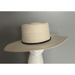 Atwood hat 15X long oval Mexico sz 7 1/2 Nevada palm leaf cowboy vaquero hat EUC